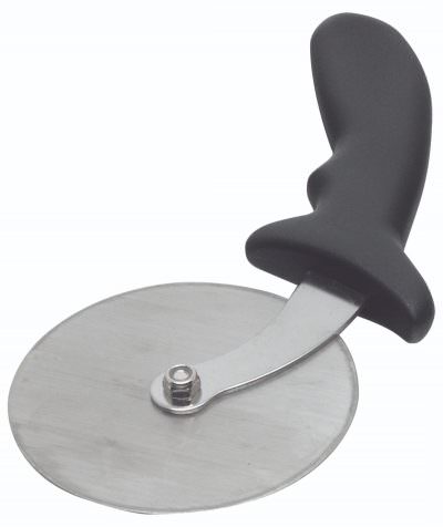S/St.Pizza Cutter 4"Wheel/Plastic Hdl.