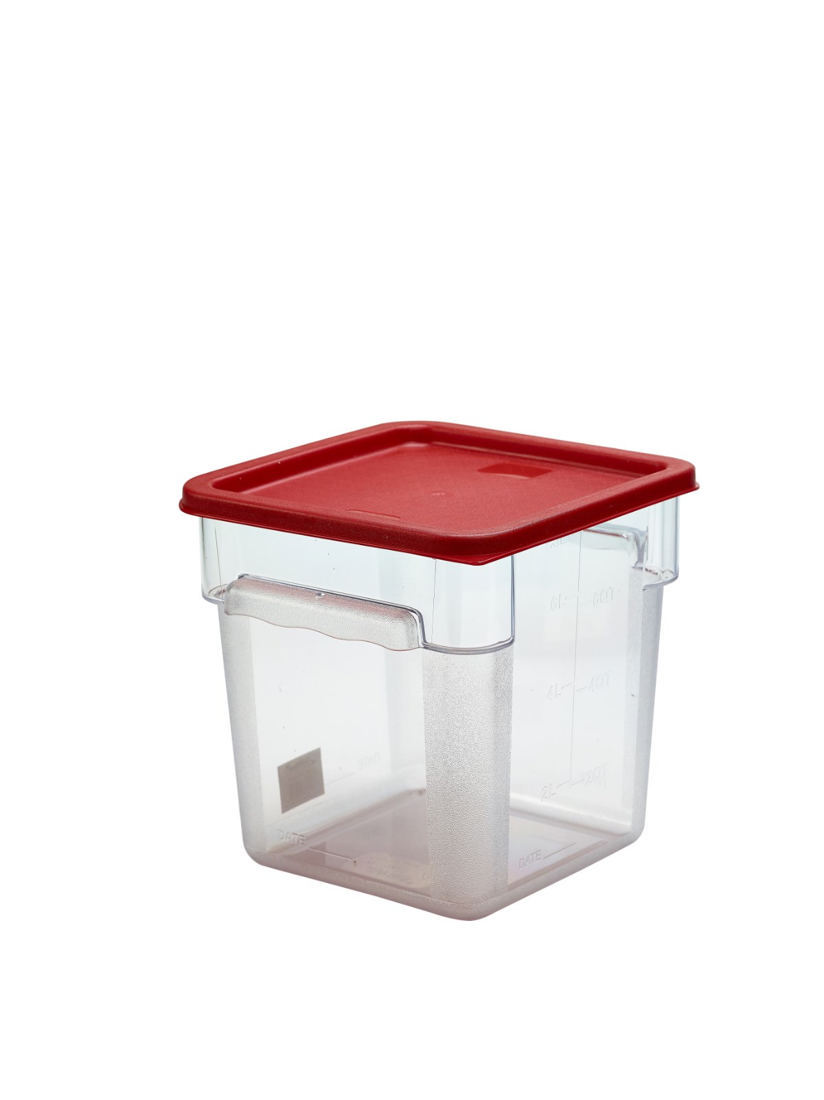 Lid Square Container 5.7/7.6L Red