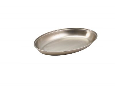 S/St.Oval Veg.Dish 8"