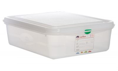 GN Storage Container 1/2 100mm Deep 6.5L