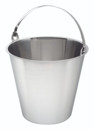 Swedish S/St. Bucket 15 Litre Graduated
