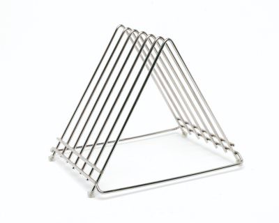 Genware S/St. Wire Cutting Board Rack