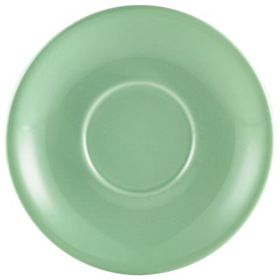 Royal Genware Saucer 13.5cm Green
