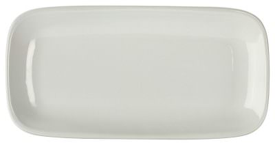 Royal Genware Rectangular Rounded Edge Plate 29.5 x 15cm