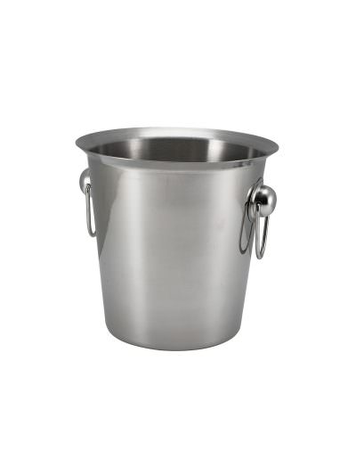 S/St.Wine Bucket With Ring Handles