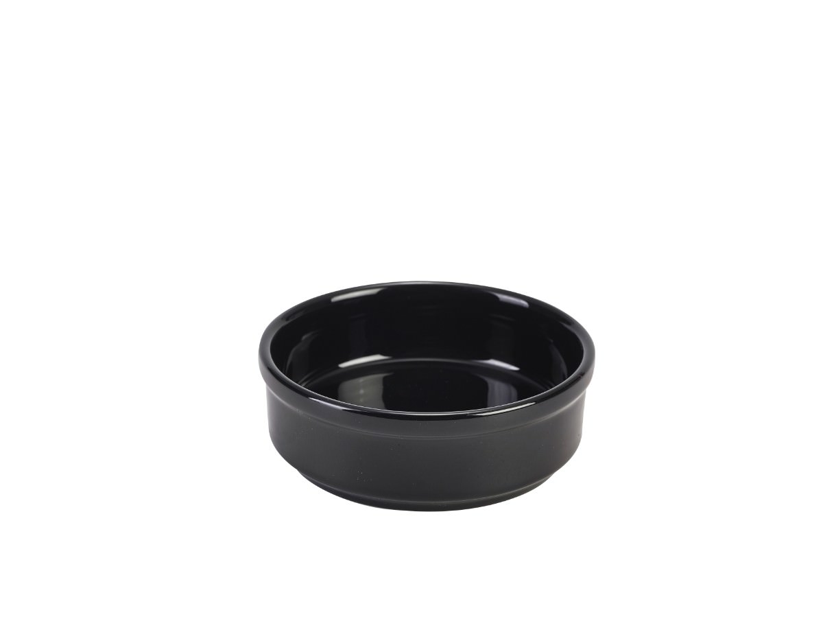Royal Genware Round Dish 10cm Black