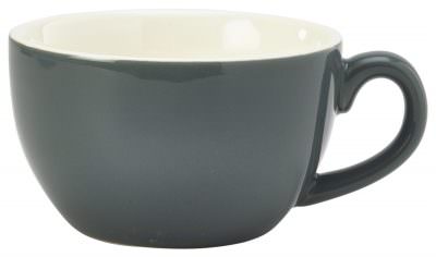 Royal Genware Bowl Shaped Cup 17.5cl/6oz Grey