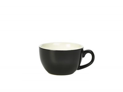 Royal Genware Bowl Shaped Cup 25cl Black