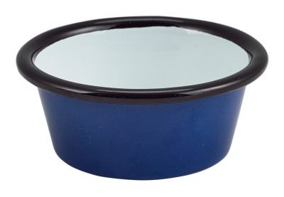 Enamel Ramekin Blue 8cm Dia 90ml/3.2oz
