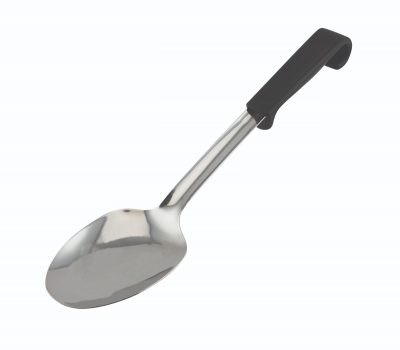 Genware Plastic Handle Spoon Plain Black