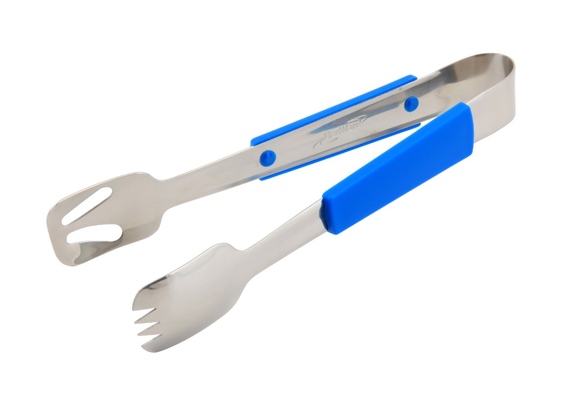 Genware Plastic Handle Buffet Tongs Blue