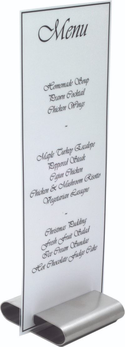 Menu Stand S/St. 3"X3"
