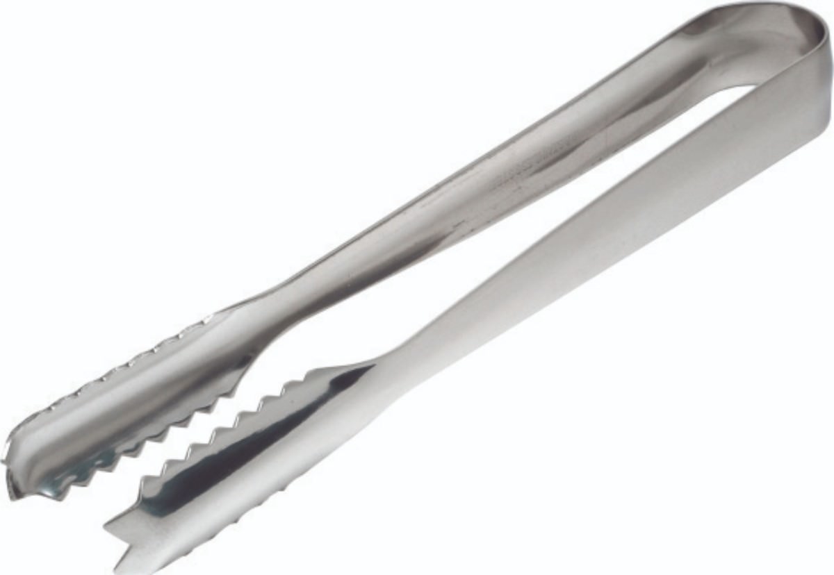 St/St.Ice Tongs 7" **
