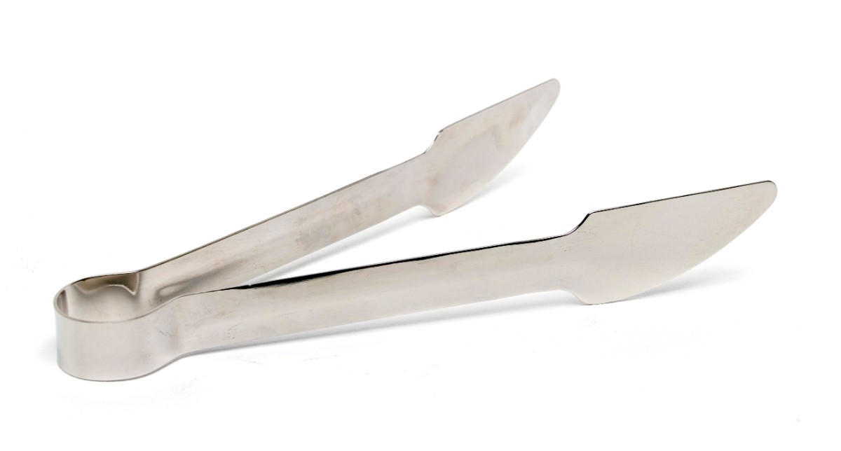S/St.Hamburger Tongs 9" /230mm
