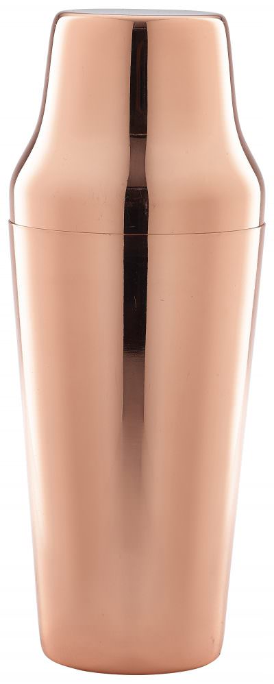 Copper Parisian Cocktail Shaker 70cl