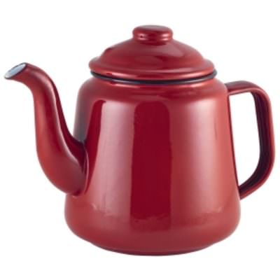 Enamel Teapot Red 1.5L