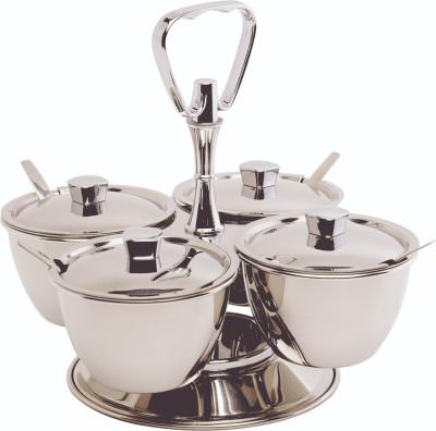 S/St.Revolving Relish Server 3-Way (62399) **
