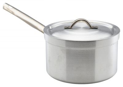 Genware H/Duty Saucepan & Lid 16cm 2 Litre