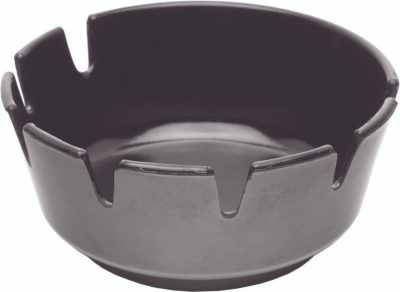 Melamine Deep Ashtray Black 100mm Dia