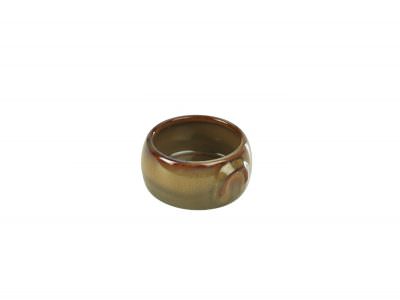 Terra Stoneware Rustic Brown Butter Pot 3oz/90ml