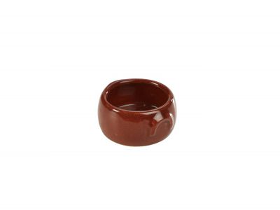 Terra Stoneware Rustic Red Butter Pot 3oz/90ml