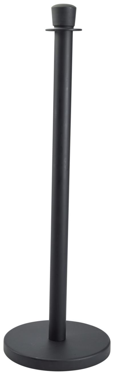 Genware Black Barrier Post