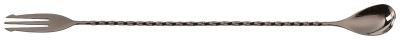 Gun Metal Fork End Bar Spoon 32cm