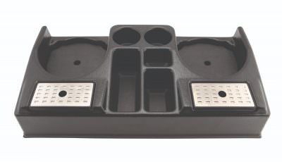 Genware Double Beverage Station