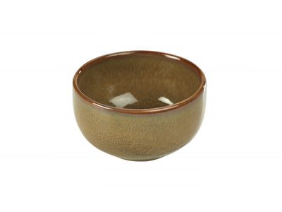 Terra Stoneware Rustic Brown Round Bowl 12.5cm