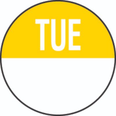 19mm Tuesday Removable Day Dots (1000)