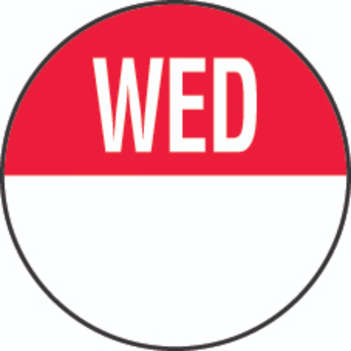 19mm Wednesday Removable Day Dots (1000)