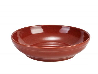 Terra Stoneware Rustic Red Coupe Bowl 23cm