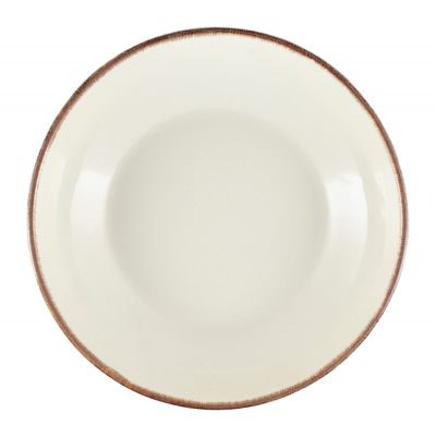 Terra Stoneware Sereno Brown Coupe Bowl 27.5cm