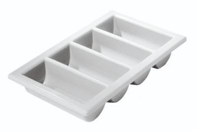 Cutlery Tray/Box 1/1 13" X 21" Grey