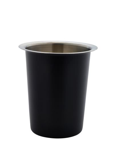 Genware S/St. Black Cutlery Cylinder 4.1/2"
