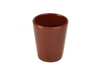 Terra Stoneware Rustic Red Conical Cup 10cm
