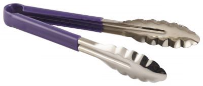 Genware Colour Coded St/St. Tong 23cm Purple