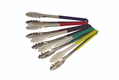 Genware Colour Coded St/St. Tong 31cm Red