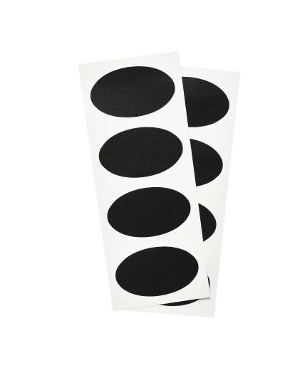 Self Adhesive Oval Chalkboard Set 8pcs
