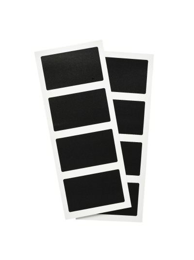 Self Adhesive Rectangular Chalkboard Set 8pcs