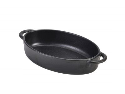 Cast Iron Effect Oval Dish 17.5 x 11.5 x 4cm