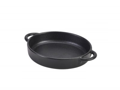 Cast Iron Effect Round Dish 14.5 x 13 x 3cm