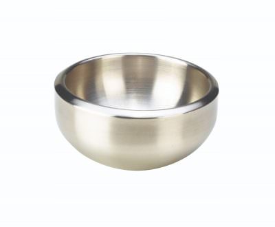 Stainless Steel Double Walled Dual Angle Bowl