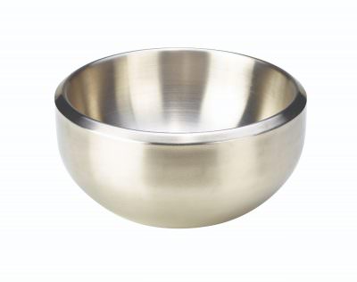 Stainless Steel Double Walled Dual Angle Bowl