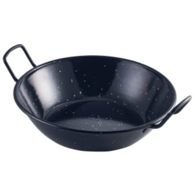 Black Enamel Dish 22cm