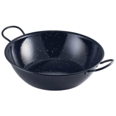 Black Enamel Dish 30cm