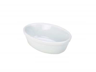 Royal Genware Oval Pie Dish 14cm White