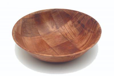 Woven Wood Bowls 6" Dia