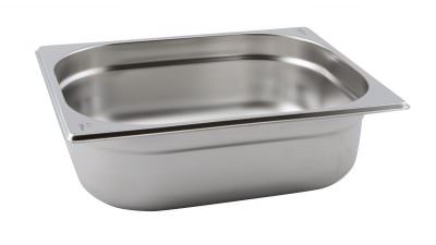 St/St Gastronorm Pan 1/2 - 20mm Deep