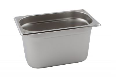 St/St Gastronorm Pan 1/4 - 150mm Deep